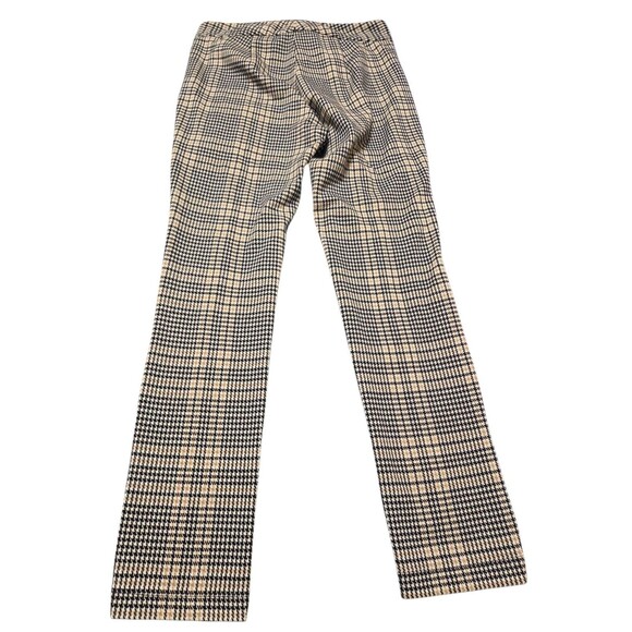 J. McLaughlin Beige Black Houndstooth Plaid Yara Pants Women's 4 READ! A19.3 - Picture 3 of 11